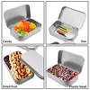 Bansusu 6 Pcs Small Tins With Lids One-piece Storage Iron