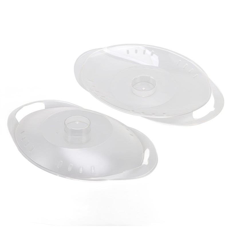Transparent Steaming Pan Cover PCTG Heat Resistant Steaming Pan Cover
