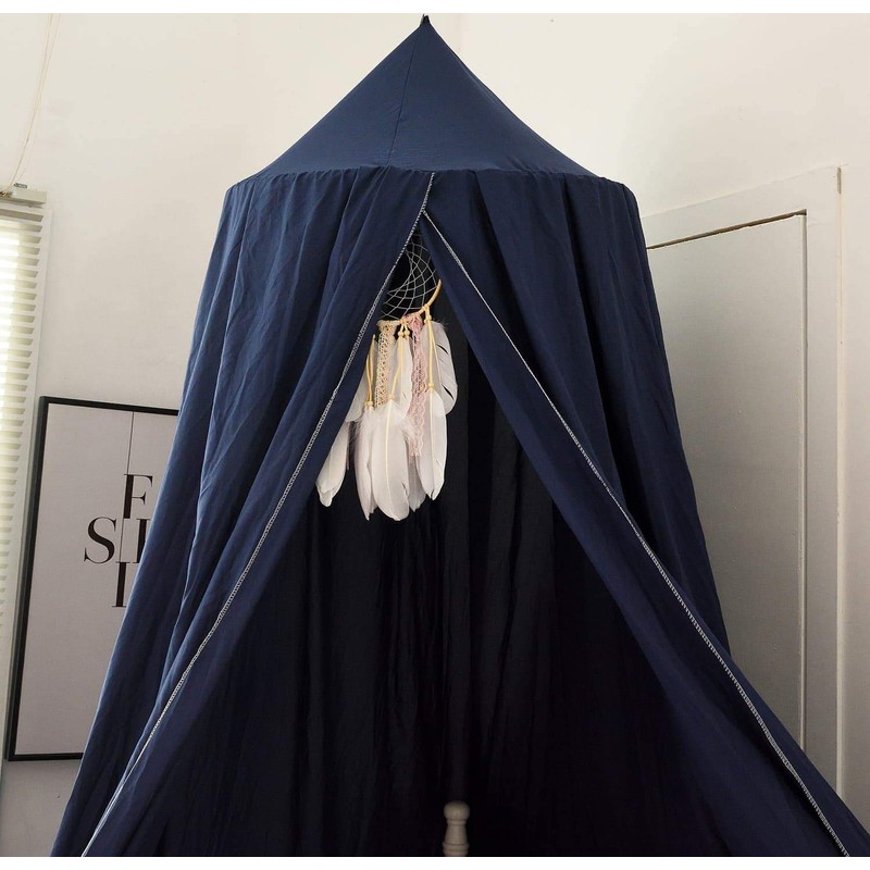 THREENTDAY Bed Canopy, Round Dome Mosquito Net Indoor Outdoor Castle