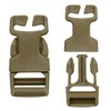 Qavctw 2x 1'' Buckle Quick Side Release Buckle for Tactical