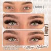 Brown Lash Clusters Invisible Band Natural Eyelash Clusters Wispy Lash