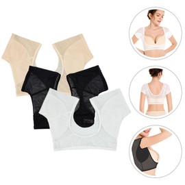 Healifty 3 Pcs Underarm Sweat Vest Underarm Sweat Guard Washable Sweat Shield Vest Armpit Pads Sweat Protector for Women Girl Ladies M