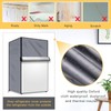 COITEK Outdoor Refrigerator Protection, Waterproof Upright Mini Freezer Cover, Beverage