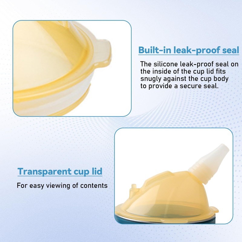 UCFBWO Adult Sippy Cup for Elderly, Stainless Steel Beaker with