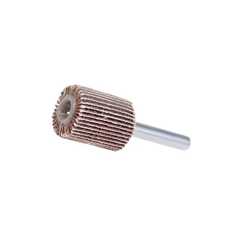 sourcing map 20mm Flap Wheels Shank Mounted Sandpaper Abrasive Wheel