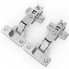 Chibery 10 Pack Full Overlay Cabinet Hinges, Regular Standard Closing