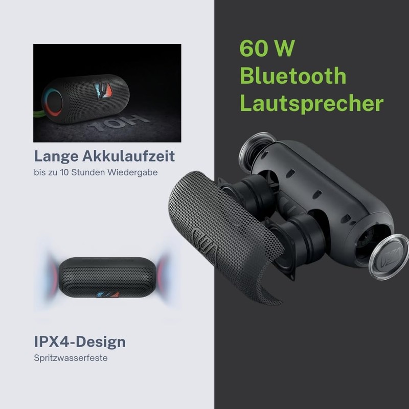 MUSE M-790 BT Bluetooth Speaker with 60 W and Light