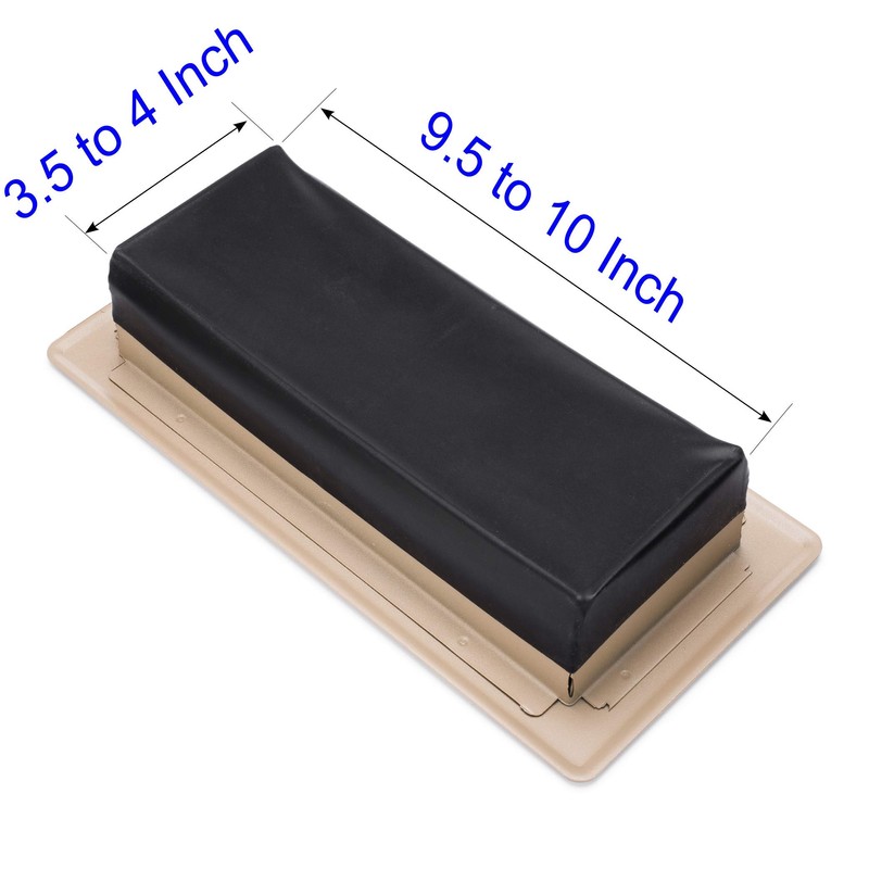 Rubber Vent Cover, 4 x 10 Inch, 3-Pack, Does NOT