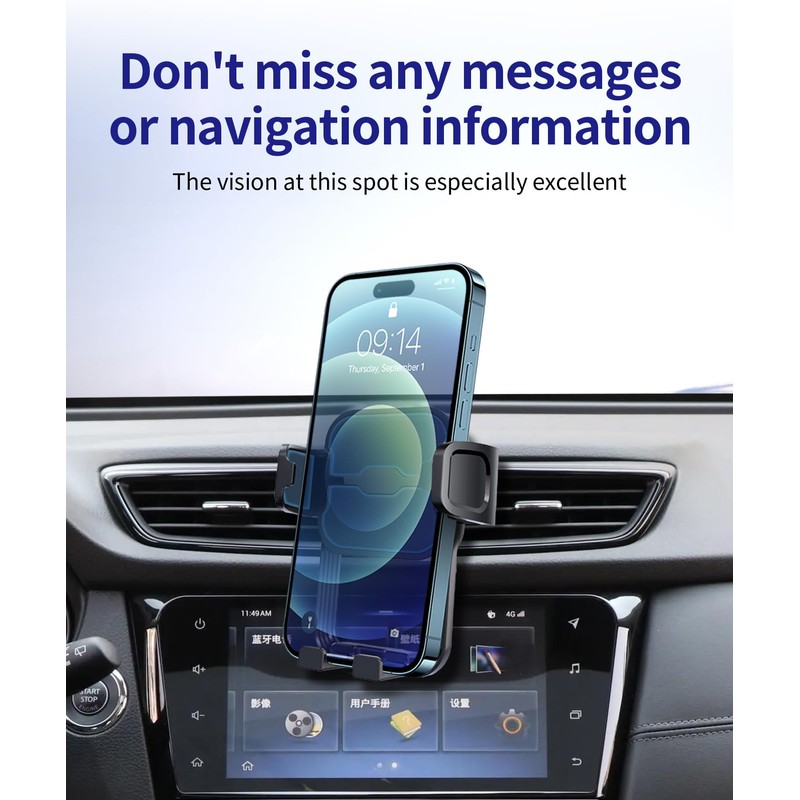 Masergogo Car Phone Holder for Nissan Rogue/Hybrid 2014-2020 / Rogue