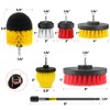Holikme 7 Piece Drill Brush Attachments Set, Power Scrubber Brush