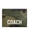 Coach Men's Flat Card CASE, Camo, One Size