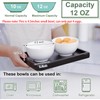 AntoKueh White 4.5in Small Ceramic Bowls, 12 OZ, Ice cream
