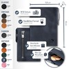 Wolfstrøm Slim Wallet 'Svente' I 11 Card Mini Wallet Men