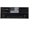 BUYYAH Wall Mounted Police Gear Rack, All Iron Frame with