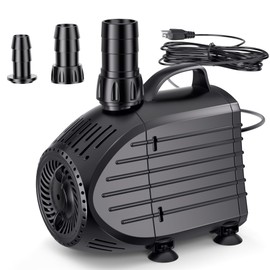 NFESOLAR Submersible Water Pump 1200GPH, Ultra Quiet Submersible Pump with Dry Burning Protection 11ft High Lift for Pond, Fountains, Waterfall, Hydroponics, Aquariums KF208