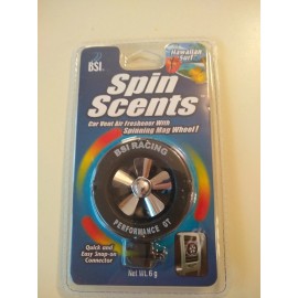 BSI SPIN SCENTS SPINNING MAG WHEEL CAR VENT FRESHENER Hubcap