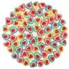 FirstChoiceCandy Sugared Rainbow Love Gummy Triple Hearts (2LB)