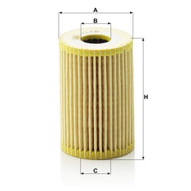 Original MANN-FILTER Oil filter HU 610 X – evotop – For Passenger Cars