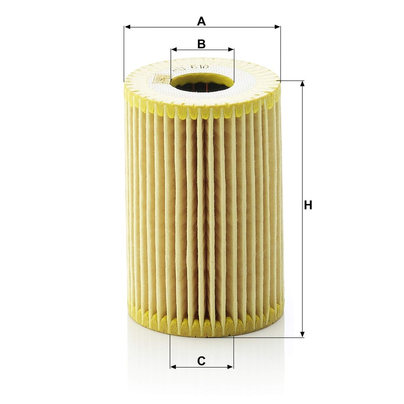 Original MANN-FILTER Oil filter HU 610 X – evotop –
