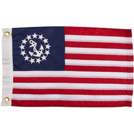 Taylor Made Products 8124 US Yacht Ensign Sewn Boat Flag 16 inch x 24 inch