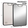 LOZOVIN Double-Sided GR1 Titanium&Wheat Straw Cutting Board,15”*10“ Cutting Board for