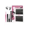 Kit De Extensiones De Pestañas Efecto 3d 40d+60d+80d Mixtas