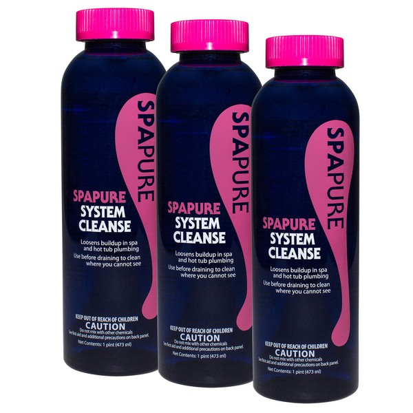 SpaPure System Cleanse (1 pt) (3 Pack)