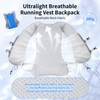 Hydration Running Vest for Women Men,Lightweight Breathable Reflective Hydration Pack