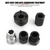 EVTSCAN 13pcs Alternator Freewheel Pulley Removal Tool Kit, Heat-Treated Carbon