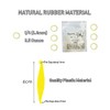 1/4 Inch Orthodontic Elastic Rubber Bands, Pack of 500 Medium