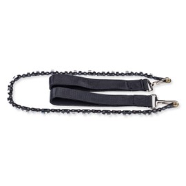 Herbertz Hand Chainsaw Made of Stainless 3Cr13 Steel, Two Padded Hand Loops, 117 cm, Belt Case, Outdoor Hand Chainsaw for Garden, Camping or Hiking