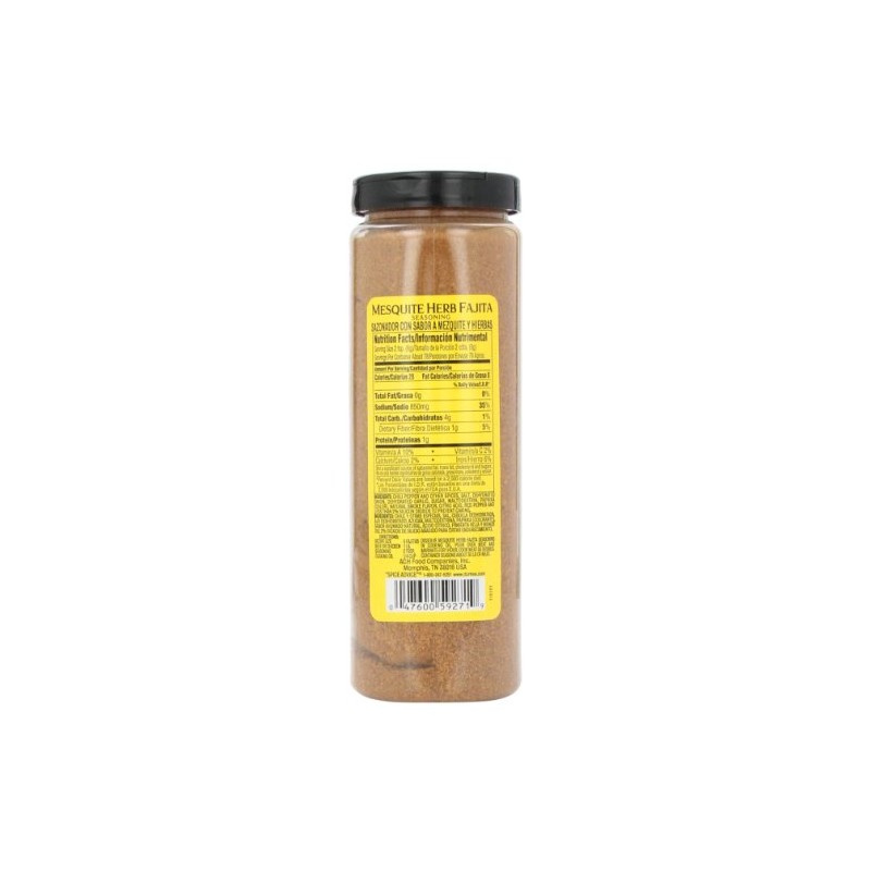 Durkee Mesquite Seasoning, Herb and Fajita, 22-Ounce