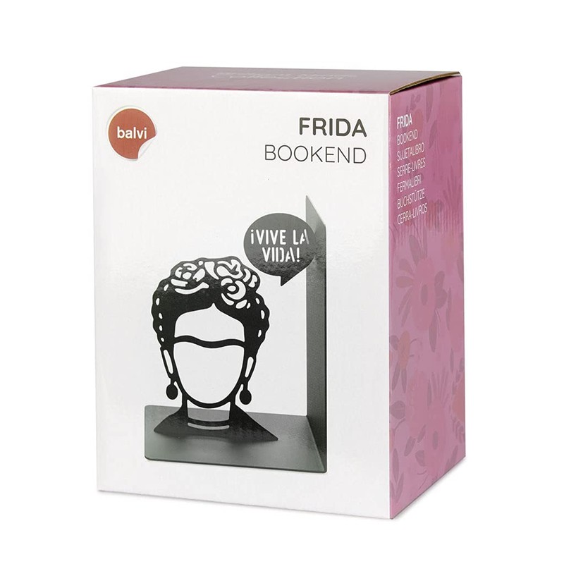 balvi Frida Bookend Black Colour Bookend Decorative Figure with the