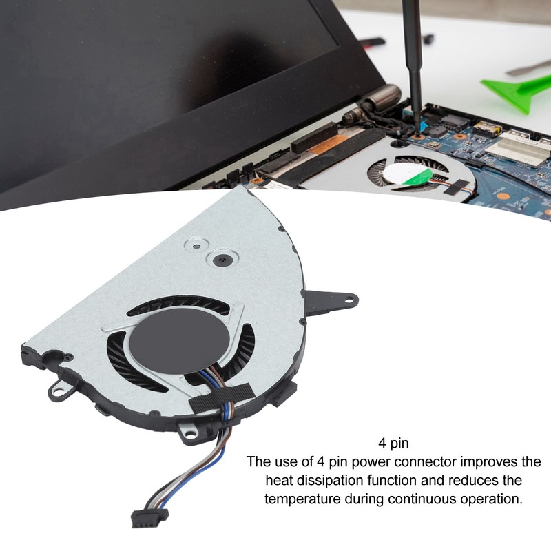 Laptop CPU Cooling Fan 4 Pin Laptop Cooling Fan Replacement