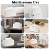 Sumnacon Tissue Box Cover Rectangle Leather Tissue Box with Magnetic