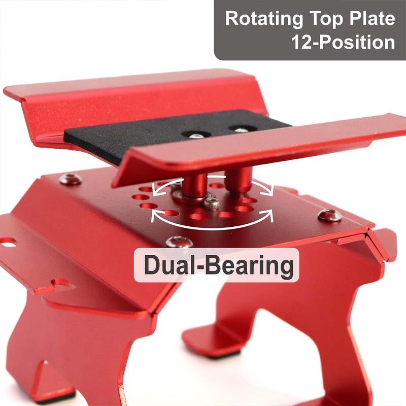 81g Aluminum RC Car Stand with Shock Holder - 12-Angle