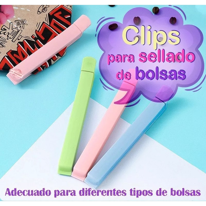 J.H. Company Set 5 Piezas Clips Sellado De Bolsas Y