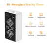 Qumox F8 Hourglass Gravity Timer – Digital Flip Countdown &