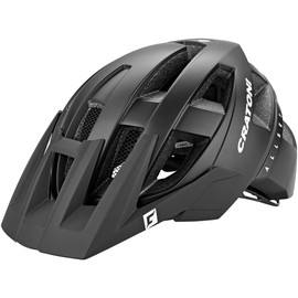 Cratoni Kinder AllSet Fahrradhelm, Black Matt, M-L