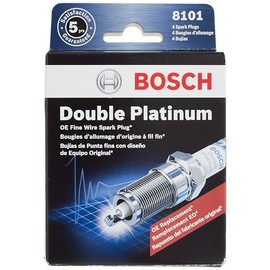 Bosch 8101 - Bujía de platino doble (3 veces más larga vida útil)