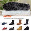 Yusimu 2 Pairs of Lambskin Insoles for Men and Women,