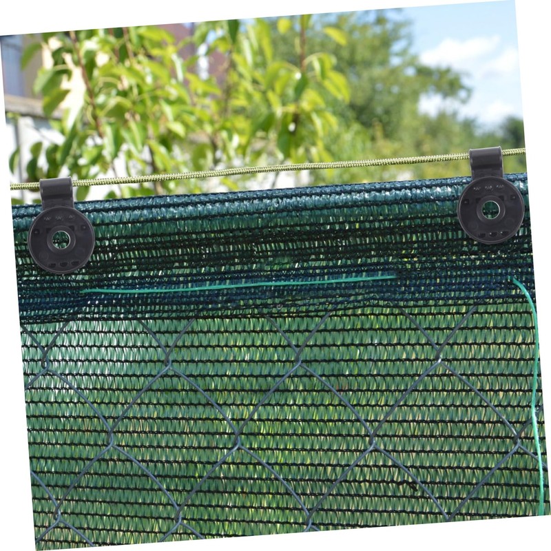 ORFOFE 100pcs Sun Protection Net Buckle Clips for Garden Netting