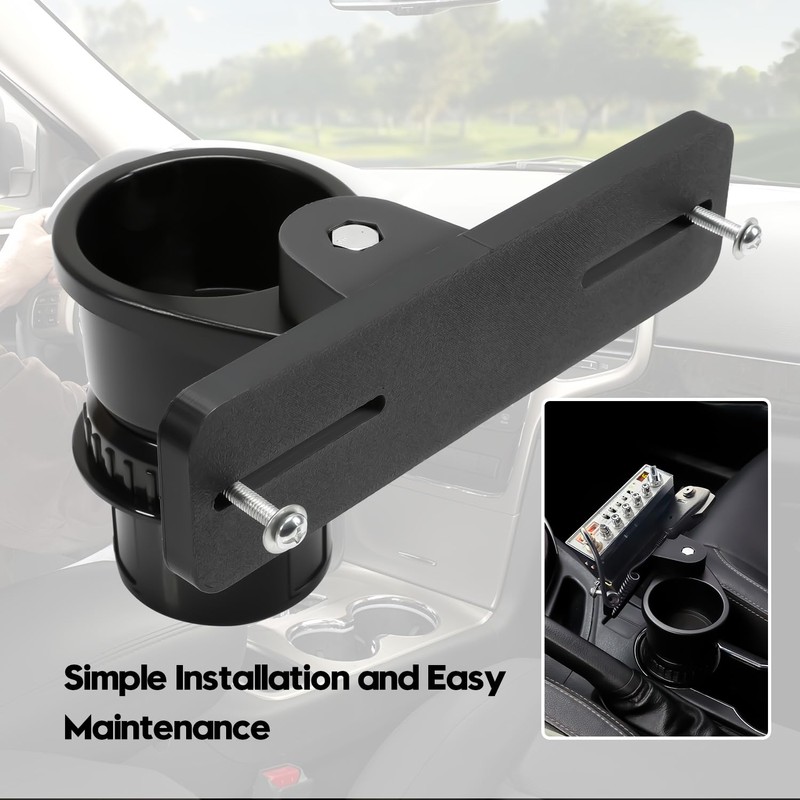 Upgrade Cup Holder Radio Mount, CB Radio Mounting Brackets Drinks