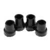4pcs Anti Slip Black Replacement Rubber Tips 19mm 3/4 inch