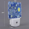 Chrobak LED Night Light,Glowing Moon and Starry Sky LED Night