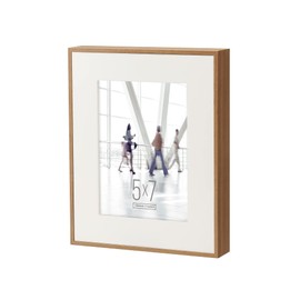 Torre & Tagus Boulevard Hand Crafted Wood Veneer Matte Frame for a Soothing Exposition of Memories (5 x 7, Walnut)