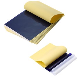 Tattoo Transfer Paper, 100 Pages Tattoo Stencil Paper for Tattooing to Skin, 4 Layers Premium Thermal Stencil Paper DIY Tattοο Tracing Paper for DIY Tattoo Transfer Kit Tattoo Supplies, A4 Size