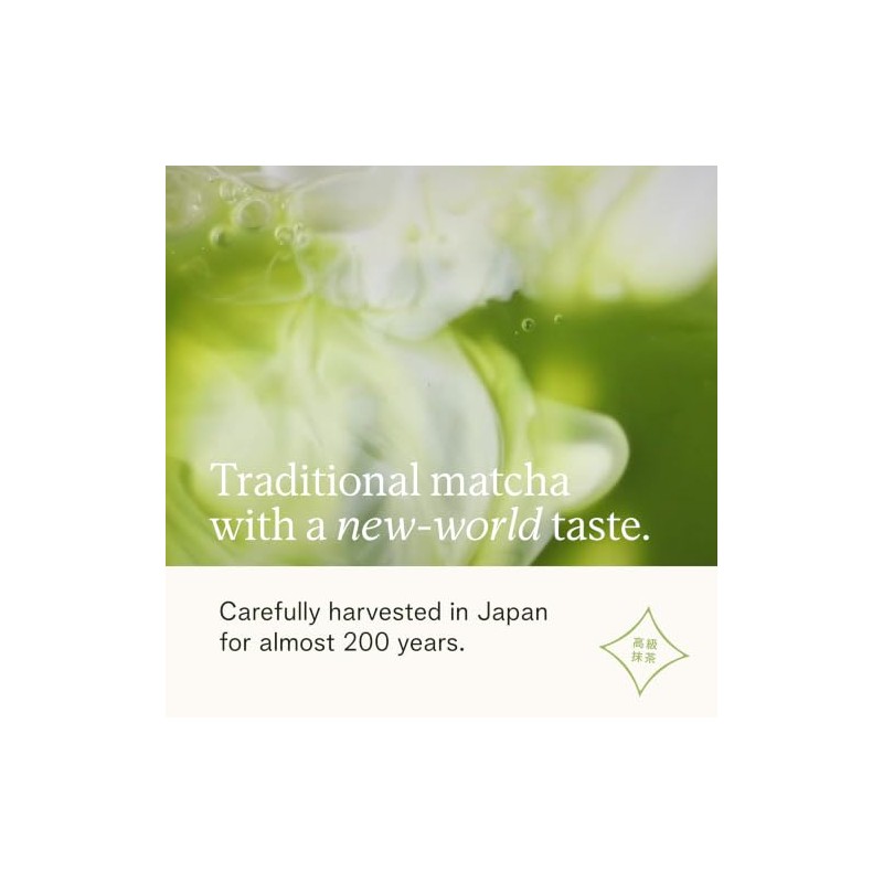 Ujido Matcha Green Tea Powder Sweetened with Monk Fruit