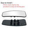 Left Driver Side Heated Lower Mirror Glass Replacement For 2015-2020