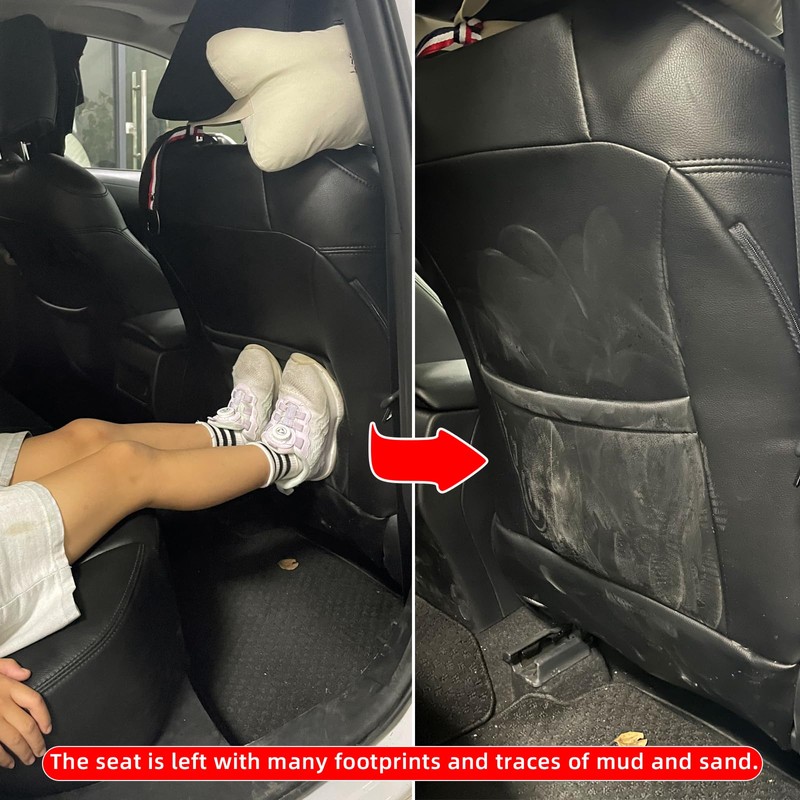 TAIKOO Seat Back Protector + Large Capacity Pocket Storage Organizer,Preventing